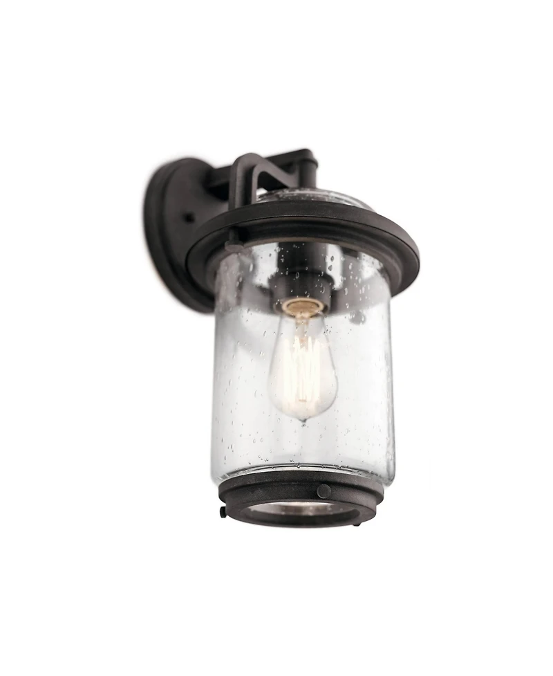Kichler Andover 14" High Weathered Zinc Outdoor Wall Light