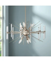 Kichler Eris 23 1/2" Wide Polished Nickel 6-Light Chandelier