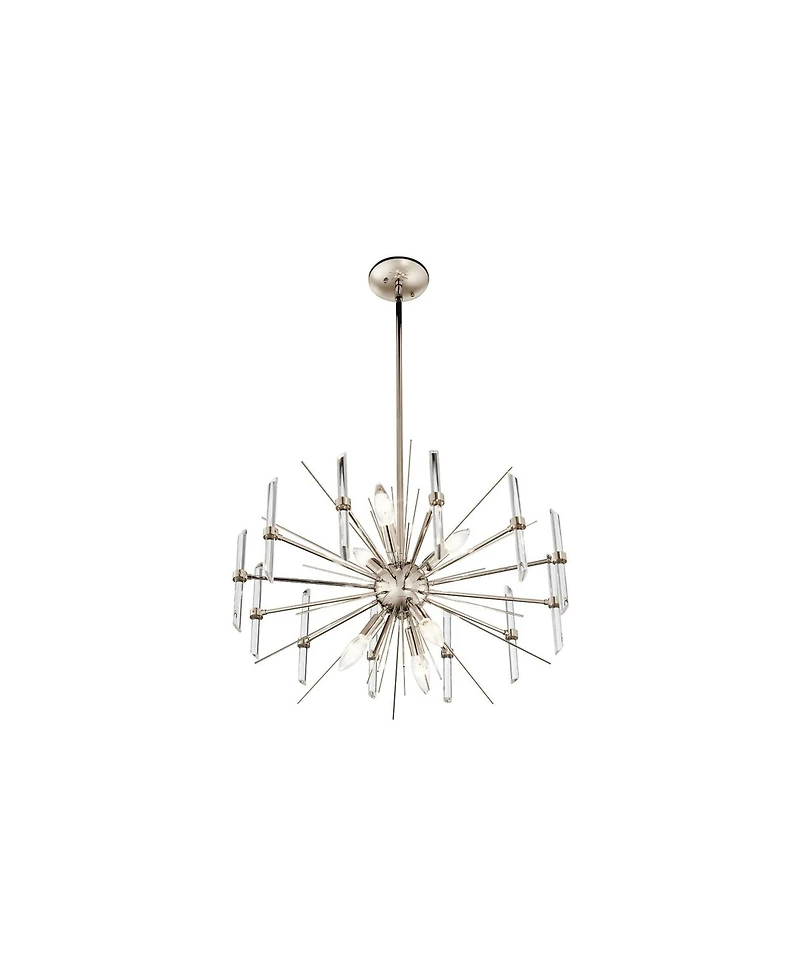 Kichler Eris 23 1/2" Wide Polished Nickel 6-Light Chandelier