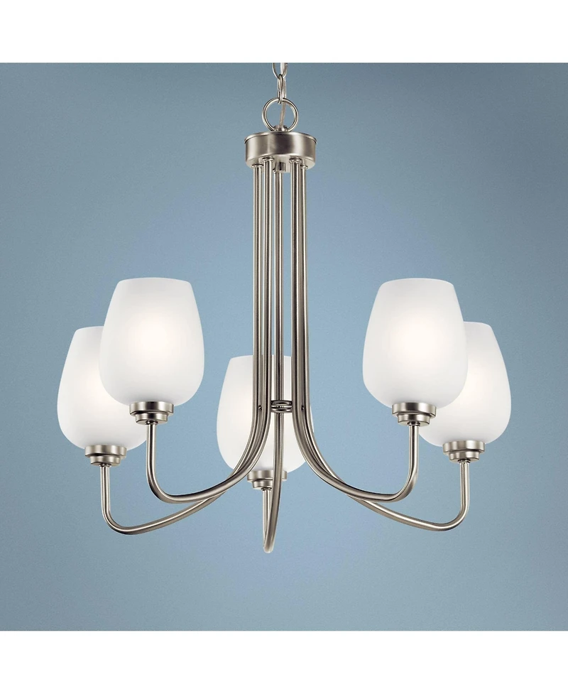Kichler Valserrano 24 1/4" Wide Brushed Nickel 5-Light Chandelier