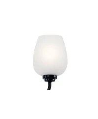 Kichler Valserrano 10 1/4" High Black 2-Light Wall Sconce