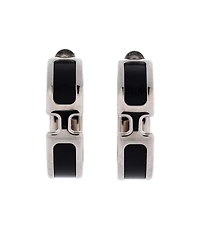Pre-Owned Hermes Olympe Hoop Earrings