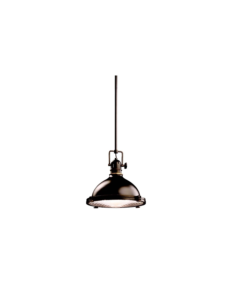 Kichler 12" Wide Olde Bronze Fresnel Lens Mini Pendant