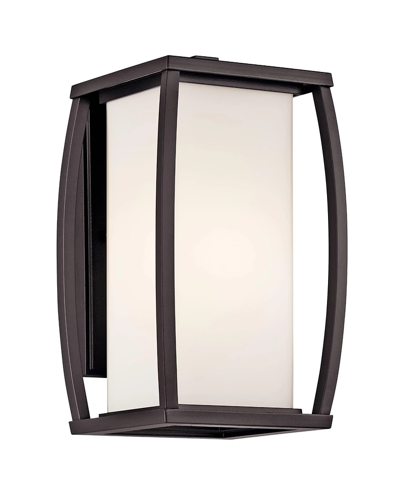 Kichler Bowen 13" High Bronze Outdoor Wall Light