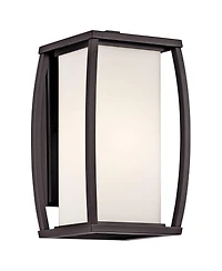 Kichler Bowen 13" High Bronze Outdoor Wall Light