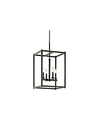 Kichler Crosby 16" Wide Olde Bronze 4-Light Open Cage Foyer Pendant