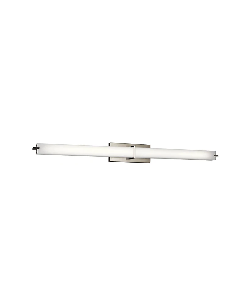 Kichler Zel 49 1/4" Wide Brushed Nickel Modern Linear Led Bath Light
