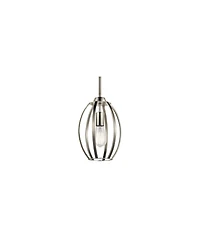 Kichler Tao 8" Wide Open Gourd Brushed Nickel Mini Pendant