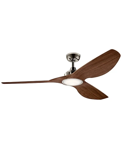 65" Kichler Imari Polished Nickel Led Ceiling Fan
