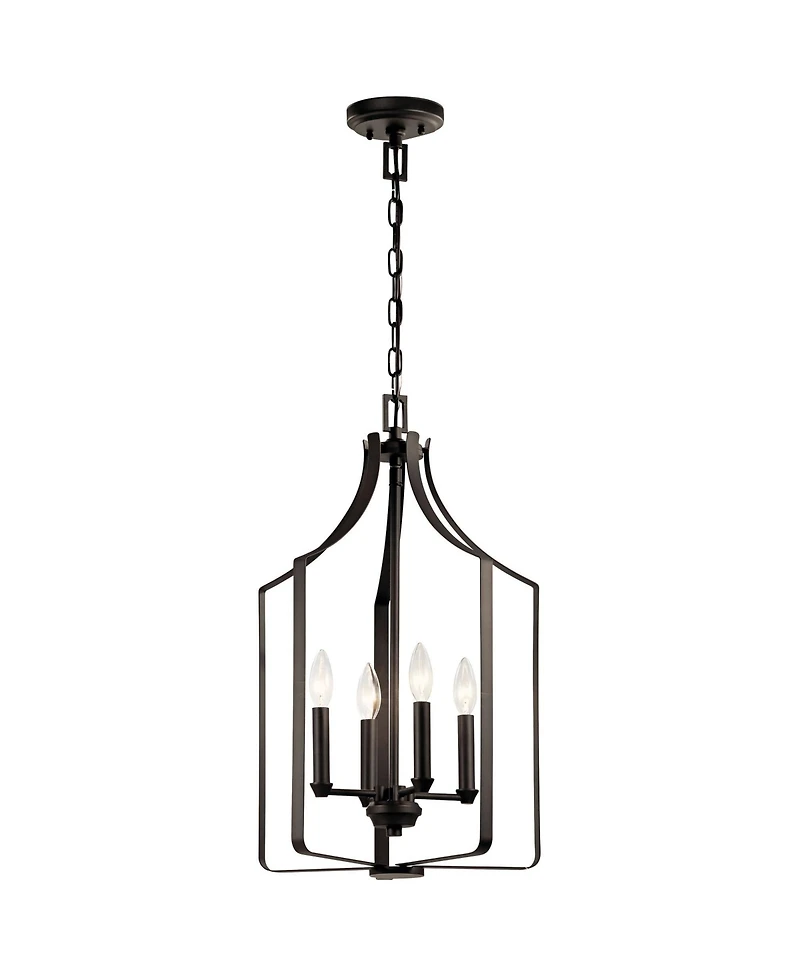 Kichler Morrigan 15" Wide Olde Bronze 4-Light Chandelier