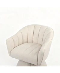 Streamdale Furniture Modern Channel Tufted 360degree(s) Swivel Accent Chair