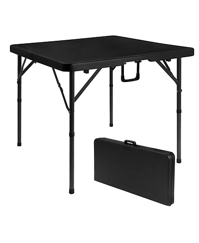 Piscifun Folding Card Table Portable Hdpe Half Fold Handle Indoor Outdoor Heavy Duty