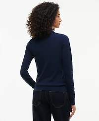 Tommy Hilfiger Women's Mock Neck Long-Sleeve Slim-Fit Sweater