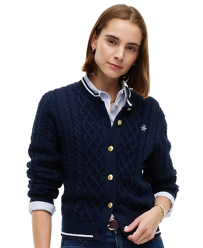 Tommy Hilfiger Women's Heritage Cable Long-Sleeve Cardigan