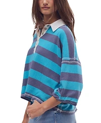 Free People Women's Auggie Collared Oversized T-Shirt