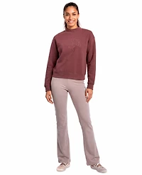 Puma Women's Ess Relaxed Mock Neck Crew Sweatshirt