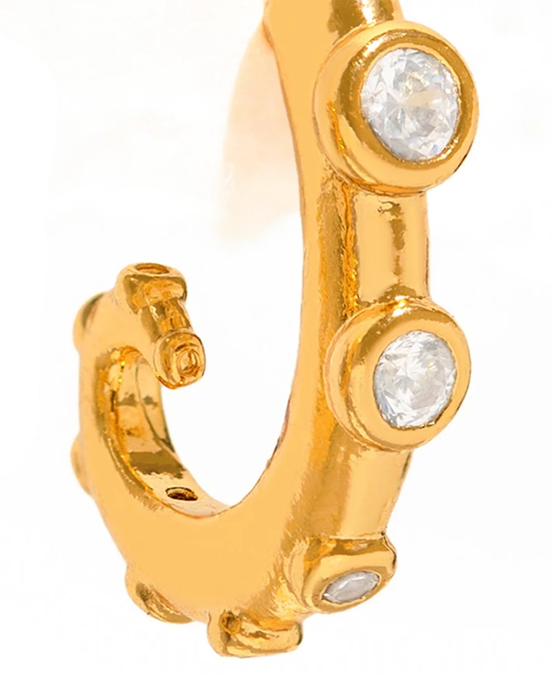 Girls Crew Crystal Tentacle Hoop Earrings