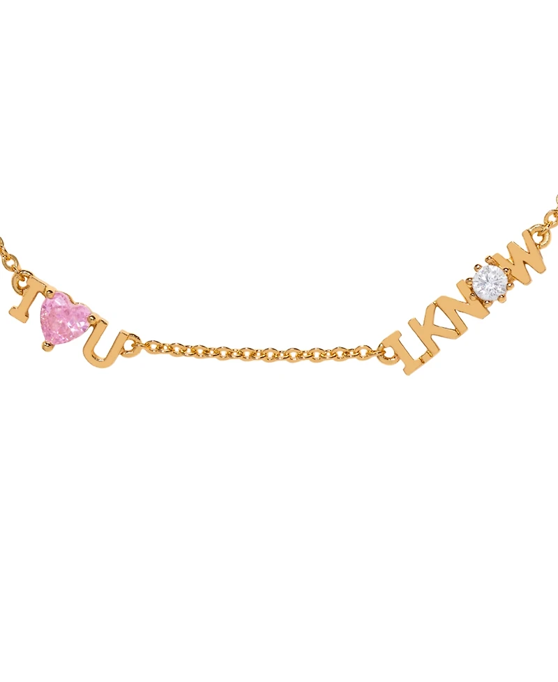 Girls Crew Crystal Star Wars I Love You, I Know Necklace