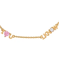 Girls Crew Crystal Star Wars I Love You, I Know Necklace