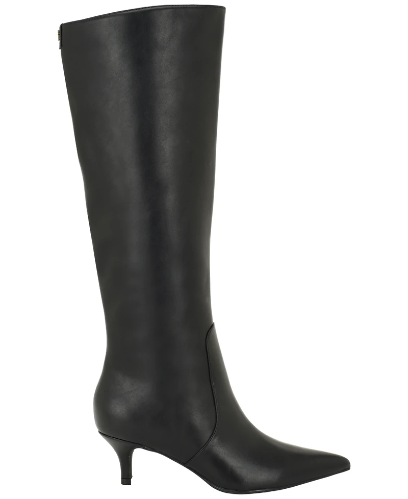 Tommy Hilfiger Women's Derisa Kitten Heel Tall Dress Boots