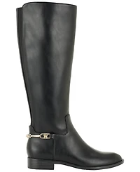 Tommy Hilfiger Women's Marlay Wide-Calf Harness Riding Boots