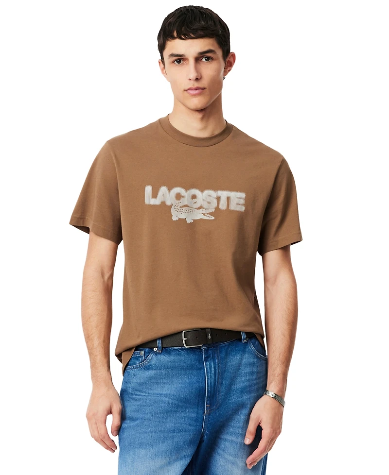 Lacoste Men's Classic-Fit 3D Print Crewneck T-Shirt