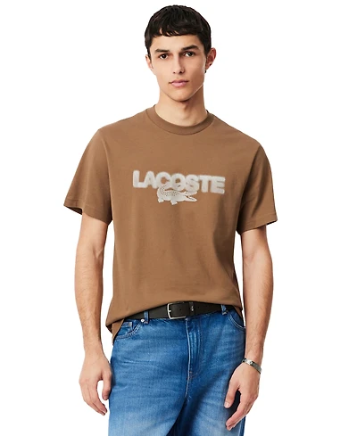 Lacoste Men's Classic-Fit 3D Print Crewneck T-Shirt
