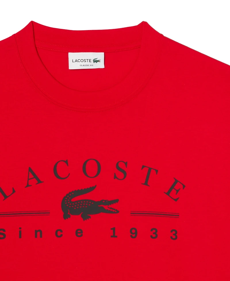 Lacoste Men's Regular-Fit Crewneck T-Shirt