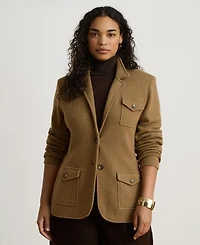 Lauren Ralph Women's Herringbone Sweater Blazer