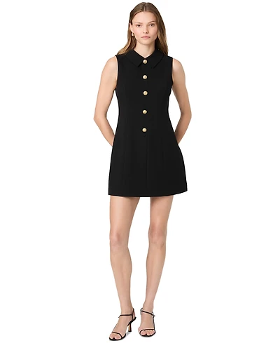 French Connection Women's Azra Twill Collared A-Line Mini Dress
