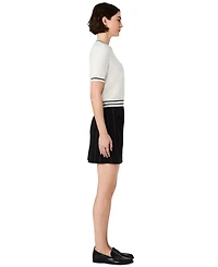 French Connection Women's Wide Pinstripe Mini A-Line Skirt