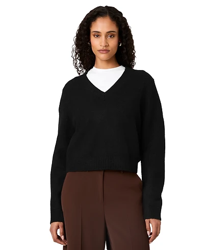 French Connection Women's Suzie Oversized V-Neck Pullover