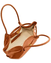 Jw Pei Hana Wide Suede Fabric Extra-Large Tote Handbag