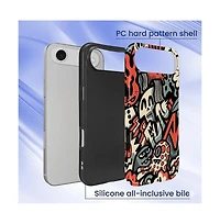 Lisen Phone Case Compatible with Apple iPhone Air, 2-Layer Durable, Skull Riot