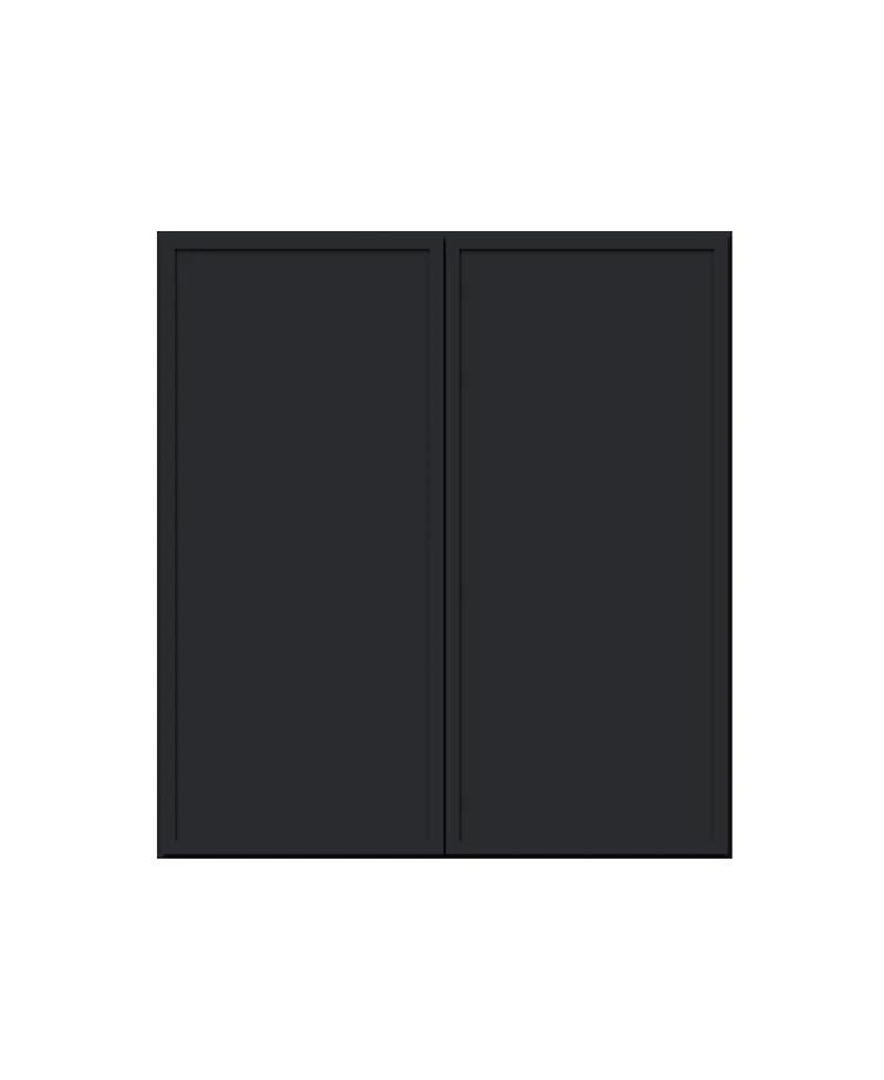 Boyel Living 33"x36" Standard Wall Cabinet 2 Door Shelves, Ready to Assemble Kitchen with Solid Wood Frame, Soft-Close Slides and Hinge