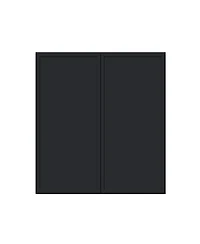 Boyel Living 33"x36" Standard Wall Cabinet 2 Door Shelves, Ready to Assemble Kitchen with Solid Wood Frame, Soft-Close Slides and Hinge