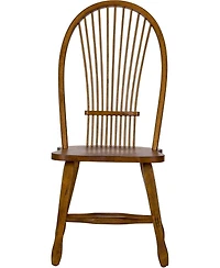Liberty Furniture Industries, Inc Treasures 5 Piece Retractable Table Set in Rubberwood Solids and Oak Veneers