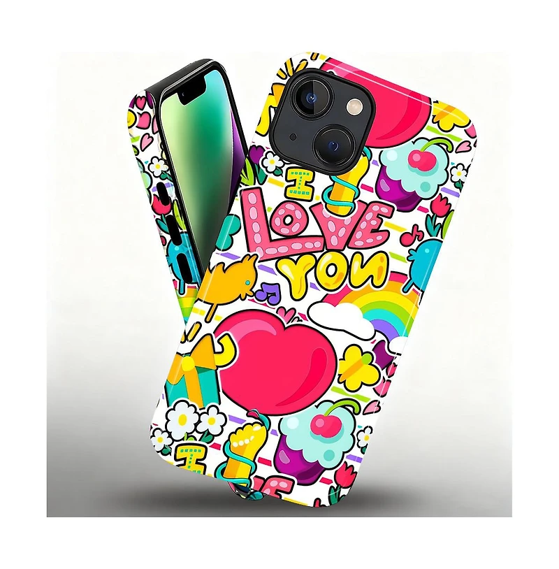 Lisen Candy Love Pop 2-Layer Durable Phone Case for Apple iPhone 17 Pro Max