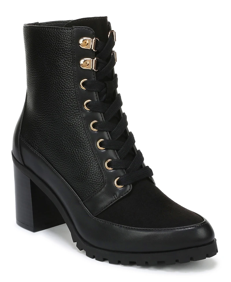 Giani Bernini Women's Karissah Lace-Up Block Heel Booties, Macy's Exclusive