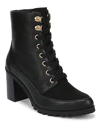 Giani Bernini Women's Karissah Lace-Up Block Heel Booties, Macy's Exclusive