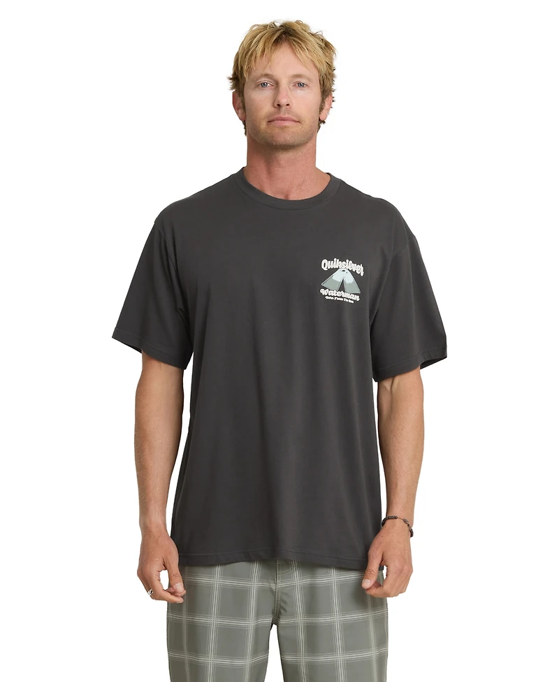 Quiksilver Waterman Men's Regular-Fit Crewneck T-Shirt