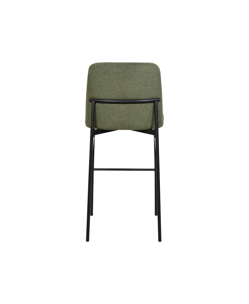 New Classic Furniture Erik Metal and Fabric Bar Chair (Set of 2)