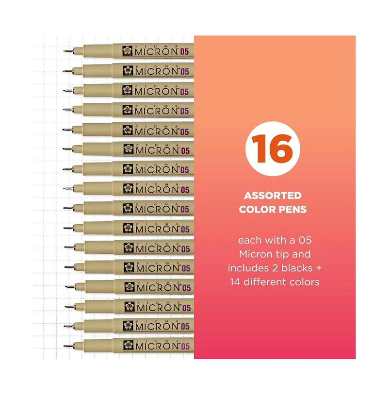 Sakura Pigma Micron Cube Collection Ink Pen Set
