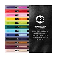 Sakura Koi Sakura Brush Pen Set, Multicolor, 48-Piece