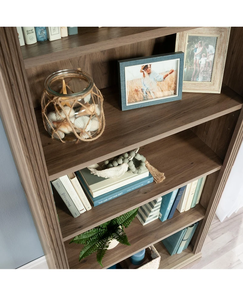 Sauder Miscellaneous Storage Bookcase, Salt Oak finish
