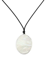 Robert Lee Morris Soho Imitation Pearl Reversible Pendant Long Necklace