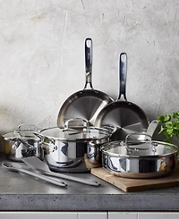 GreenPan Bobby Flay Stainless Steel 10-Piece Cookware Set