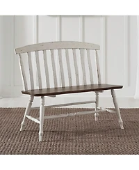 Liberty Furniture Al Fresco Slat Back Bench for Dining Room