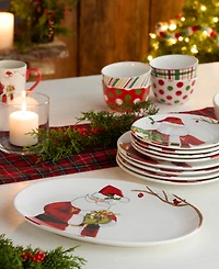 Certified International Santa Delight 16" Oval Platter