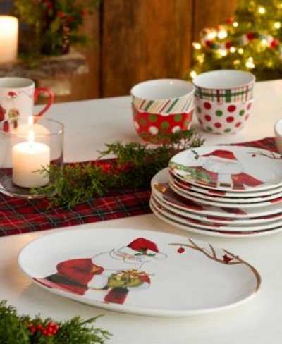Certified International Santa Snowman Delight Dinnerware Collection